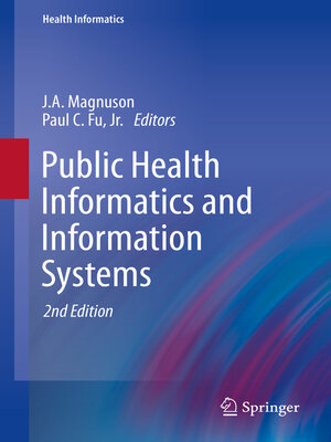 cover image of Public Health Informatics and Information Systems